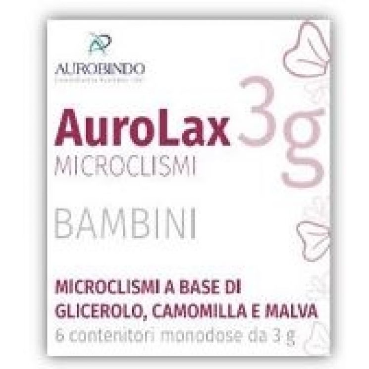 Aurolax Microclismi Bambini 6 Pezzi